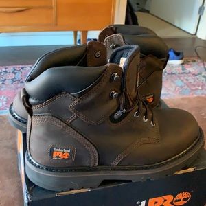 Timberland PR boots. Pitt boss 6’’ soft toe